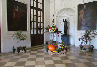 Der Altwiebersommer im Schloss, Herbst Blumenausstellung 2012