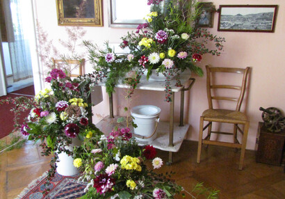 Der Altwiebersommer im Schloss, Sommer Blumenausstellung 2012