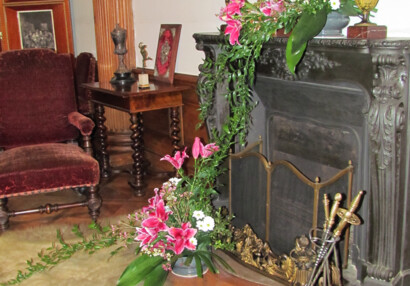 Camellia and cold Beauty of Metal, Spring Flower Exhibition 2012